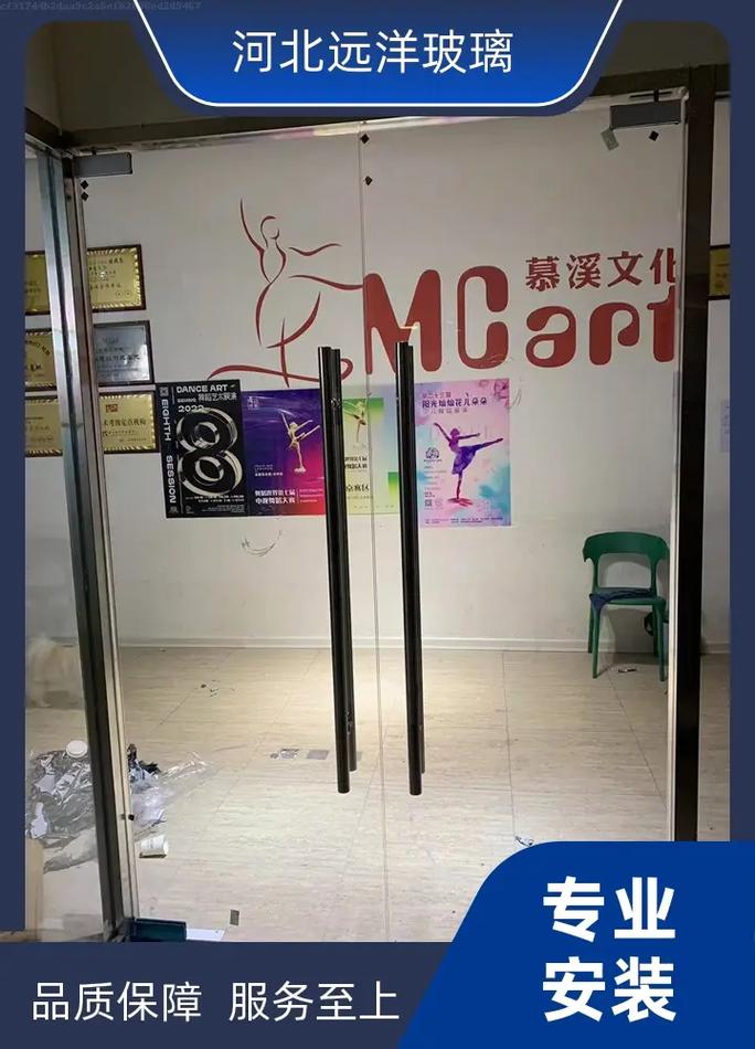 欒城玻璃門廠家匠心之作 油砂玻璃門，朦朧雅致光影靈動